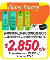 Fructis - Shampoo O Acondicionador