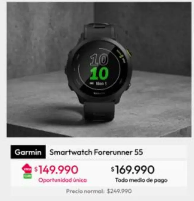 Garmin - Smartwatch Forerunner 55