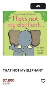 Cars - Thats not my Elephant