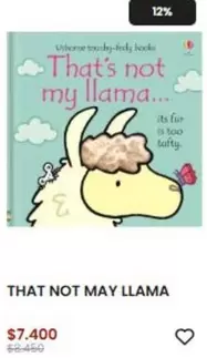 Thats Not May Llama