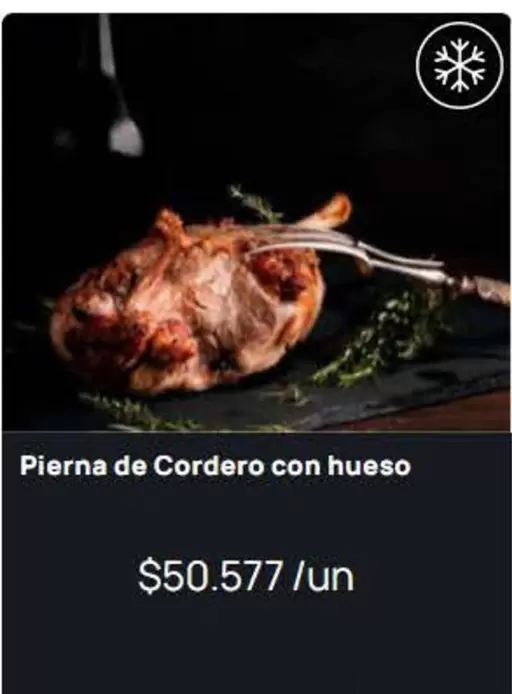 Pierna De Cordero Con Hueso