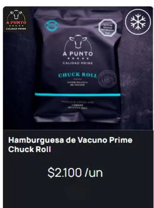 Hamburguesa De Vacuno Prime