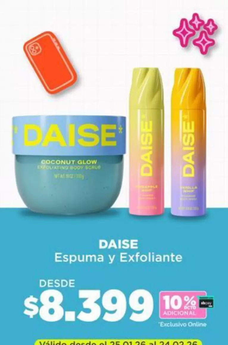 Espuma y Exfoliante