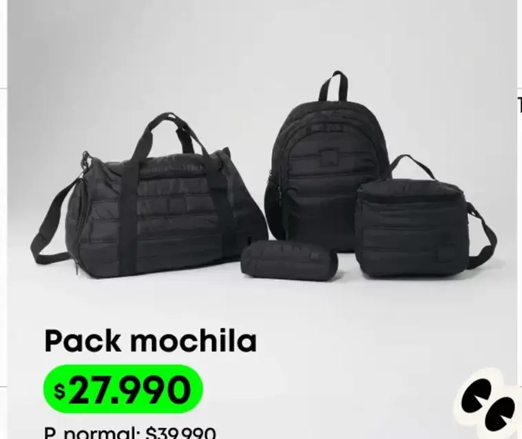 Pack Mochila