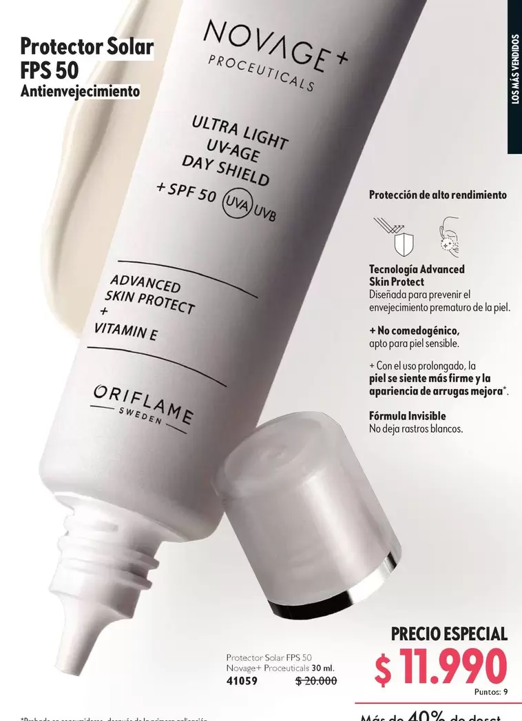 Novage - Protector Solar FPS 50