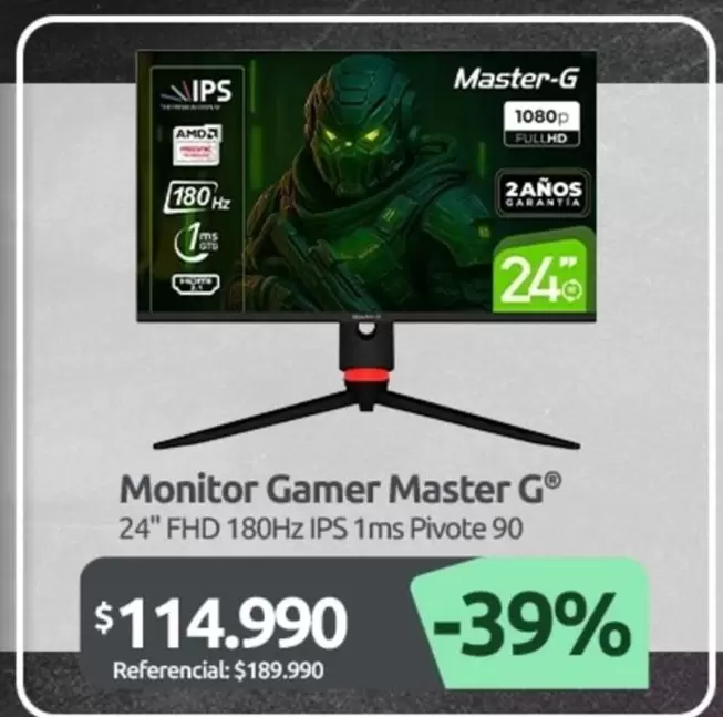 AMD - Monitor Gamer Master G
