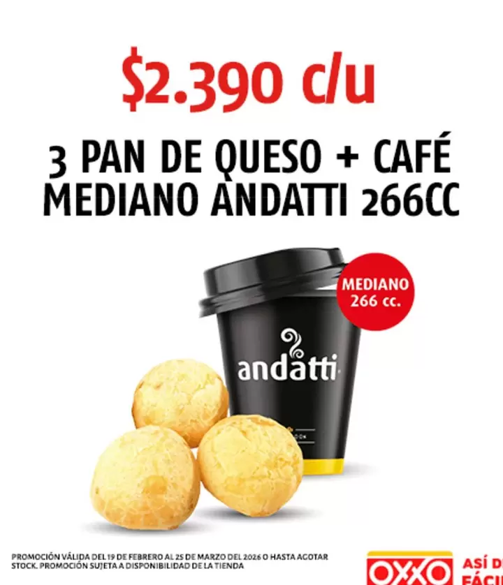 3 Pan De Queso + Café Mediano