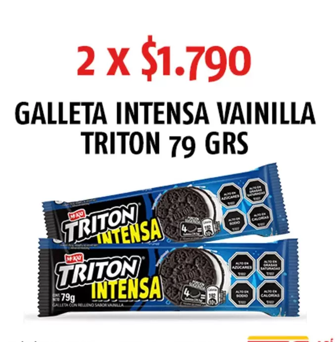 Tritón - Galleta Intensa Vainilla