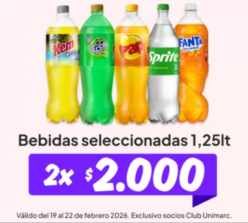 Fanta - Bebidas seleccionadas