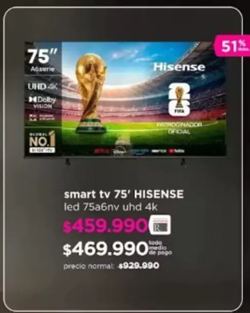 Hisense - Smart Tv 75'