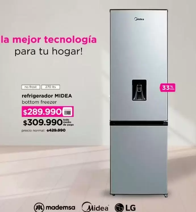 Midea - Refrigerador