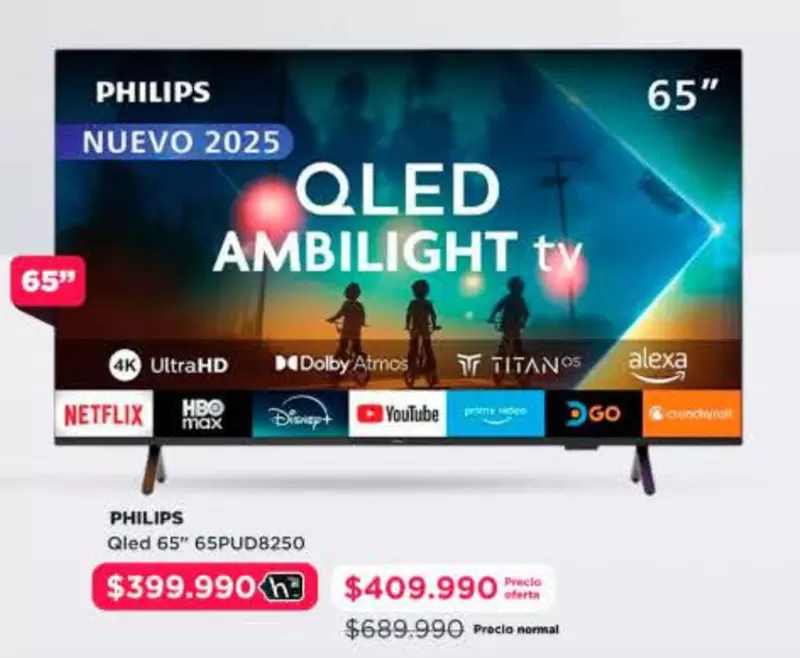 Philips - Qled 65" 65pud8250