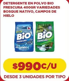 Bio - Detergente En Polvo  Frescura