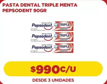 Pepsodent - Pasta Dental Triple Menta