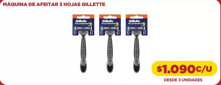Gillette - Máquina De Afeitar 3 Hojas
