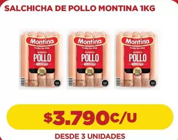 Montina - Salchicha De Pollo