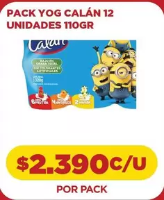 Calán - Pack Yog  12 Unidades