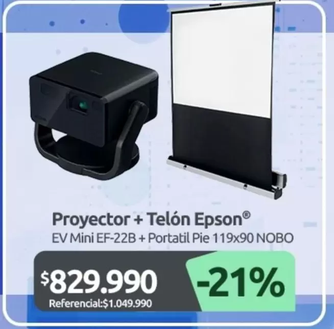 Epson - Proyector + Telón