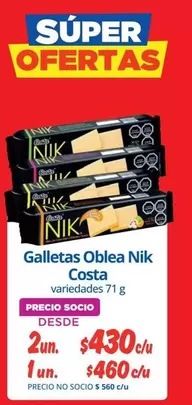 Nik  - Galletas Oblea Costa