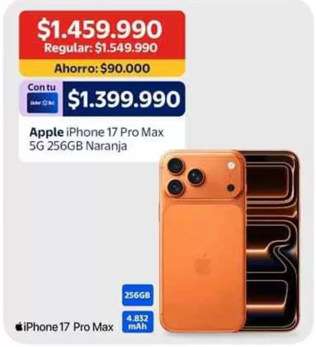 Apple - iPhone 17 Pro Max 5G 256GB