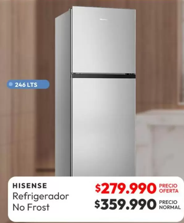 Hisense - Refrigerador No Frost