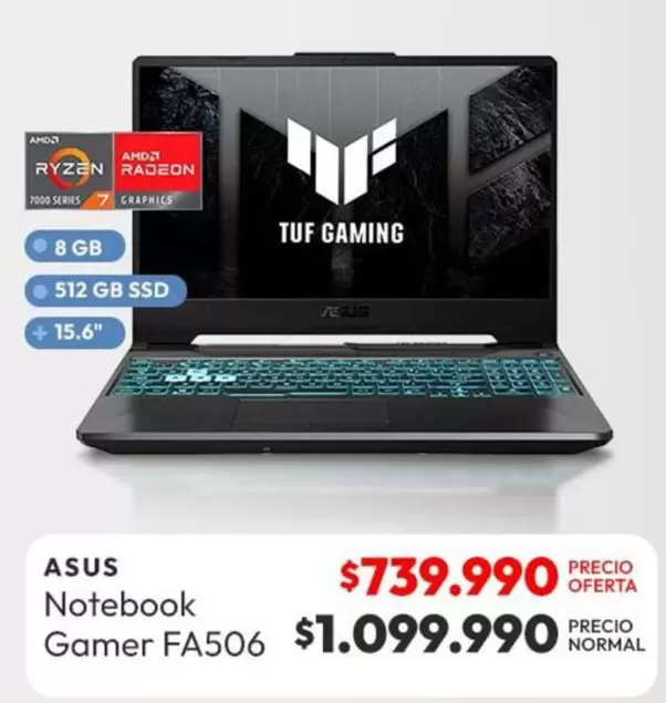 Asus - Notebook Gamer FA506