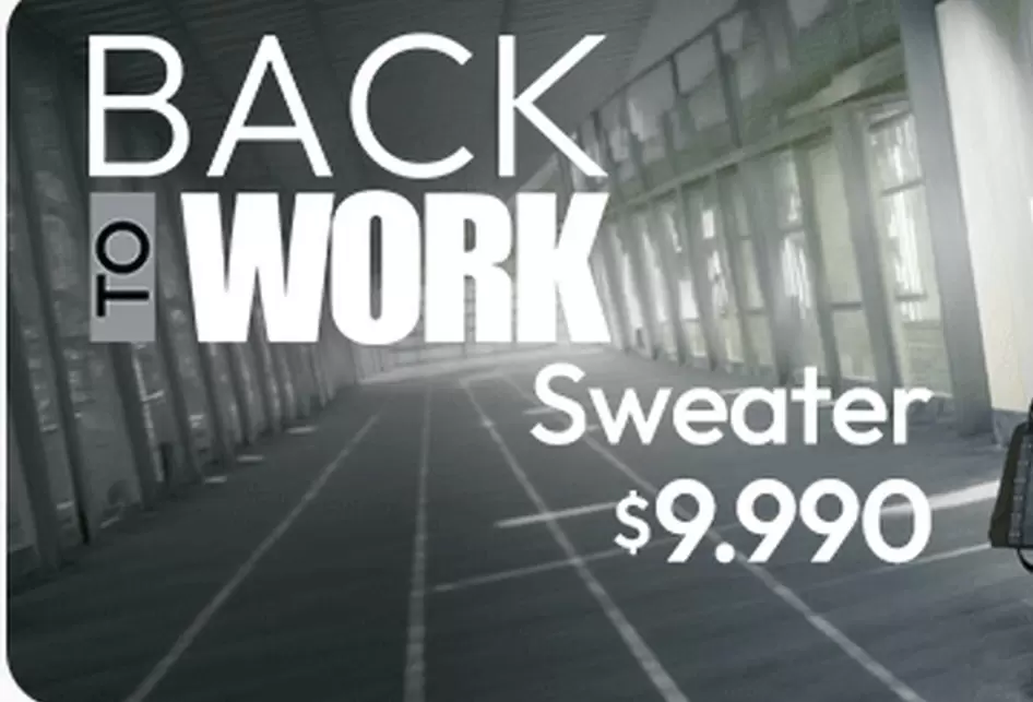 Backs Working Sweater