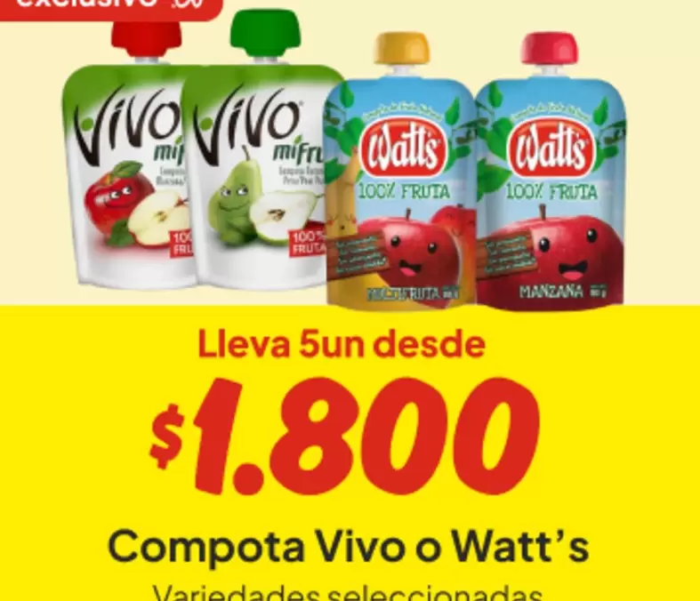 Vivo - Compota  O Watt's