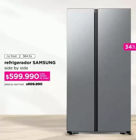 Samsung - Refrigerador Side By Side