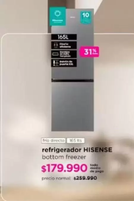 Hisense - Refrigerador