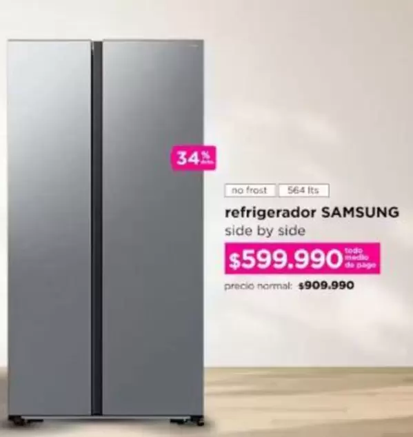 Samsung - Refrigerador Side By Side