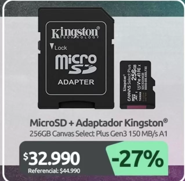 Kingston - Microsd + Adaptador