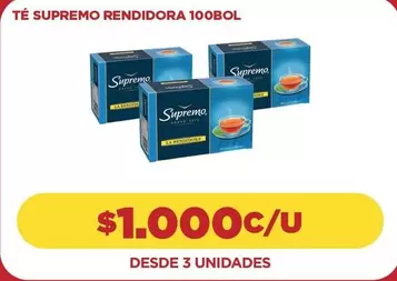 Té Supremo - Té Rendidora