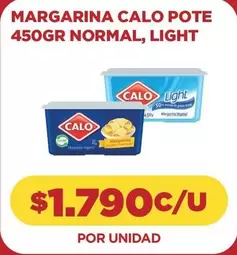 Calo - Margarina  Pote 450gr Normal