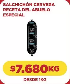 Receta del Abuelo - Salchichon Cerveza Especial