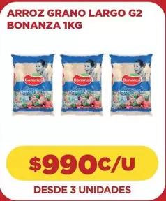 Bonanza - Arroz Grano G2