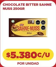 Sahne Nuss - Chocolate Bitter Sabne
