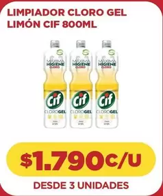 Cif - Limpiador Gel Limon