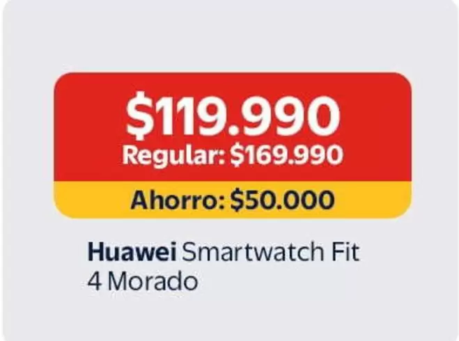 Huawei - Smartwatch Fit 4 Morado