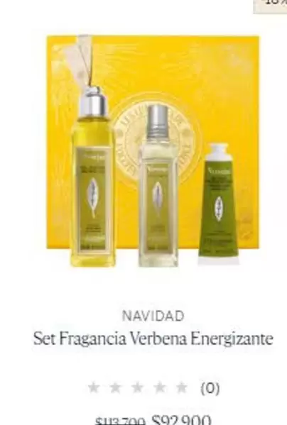Set Fragancia Verbena Energizante