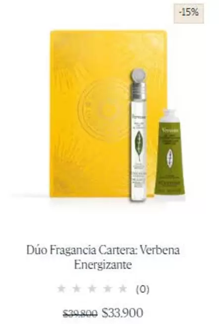 Dúo Fragancia Cartera: Verbena Energizante