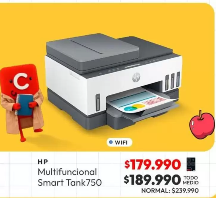HP - Multifuncional Smart Tank750