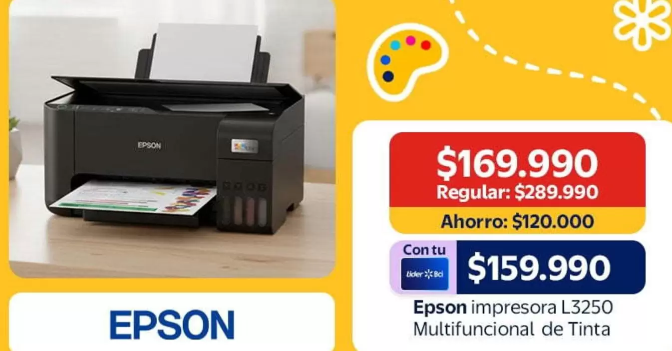 Epson - Impresora Multifuncional De Tinta