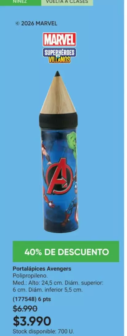 Marvel - Portatiquées Avengers