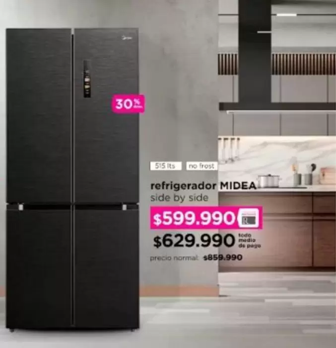 Midea - Refrigerador Side By Side