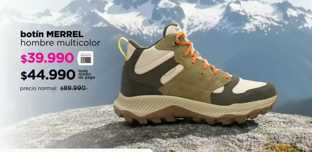 Botin Hombre Multicolor