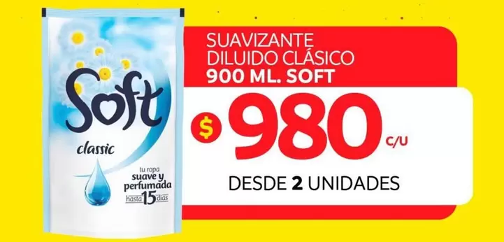 Soft - Suavizante Diluido Clasico