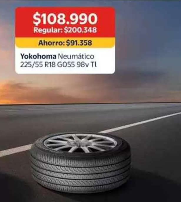 Neumático 225/55 R18 G055 98V Tl