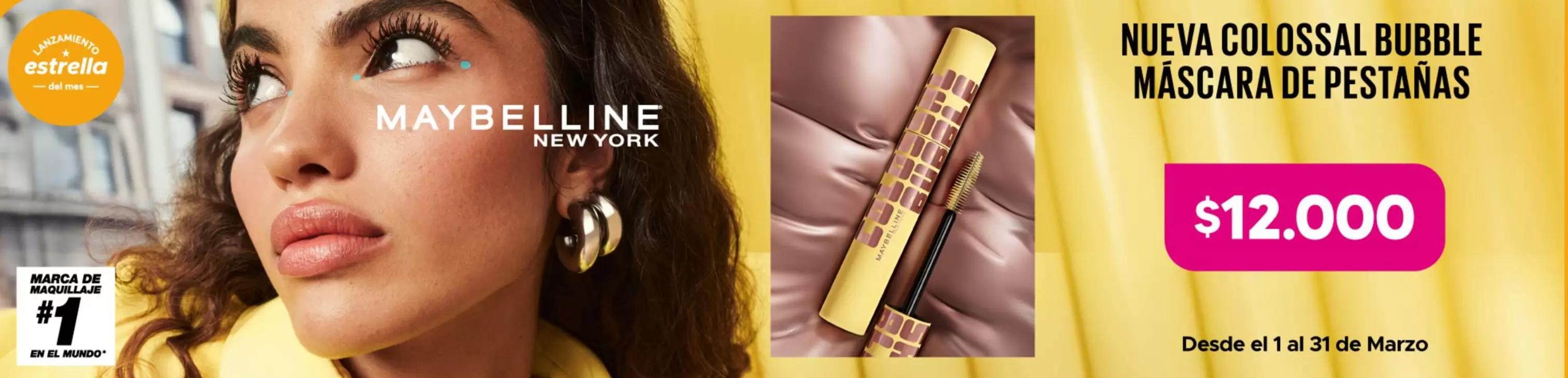 Maybelline - Nueva Coloossal Bubble Mascara De Pestanas