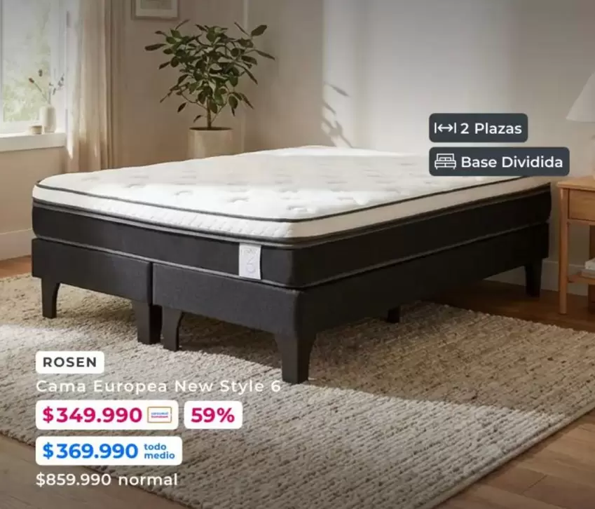 Rosen - Cama Europea New Style 6